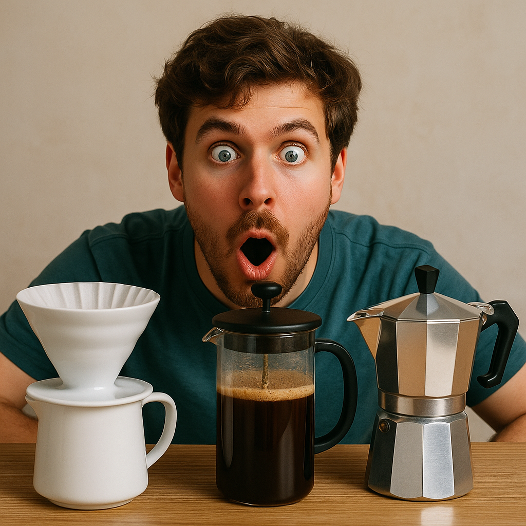 Cómo preparar el mejor café en casa: guía para principiantes (V60, prensa francesa, italiana)