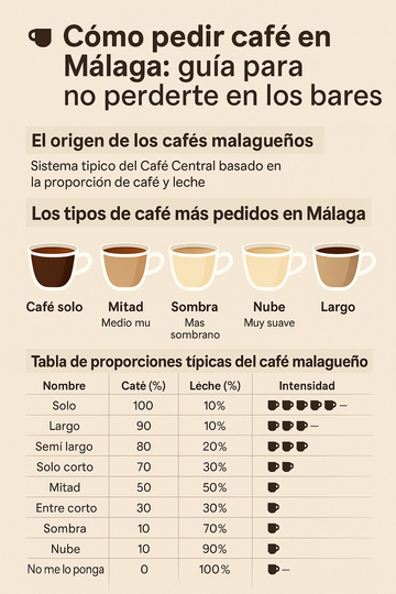 ☕ Cómo pedir café en Málaga: guía para no perderte en los bares