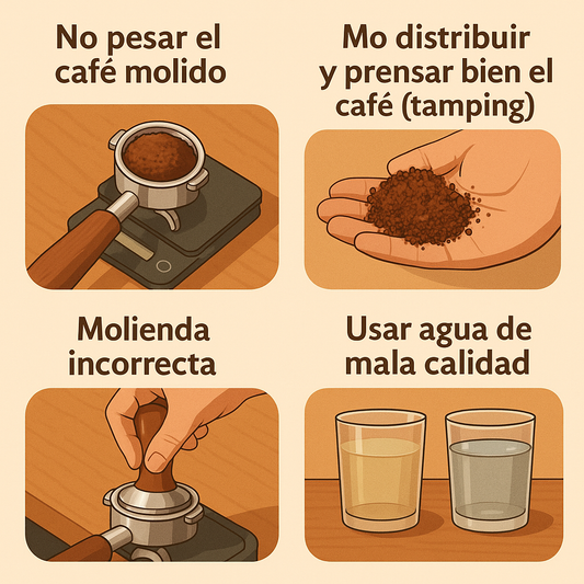 Errores comunes al preparar espresso y cómo solucionarlos como un barista