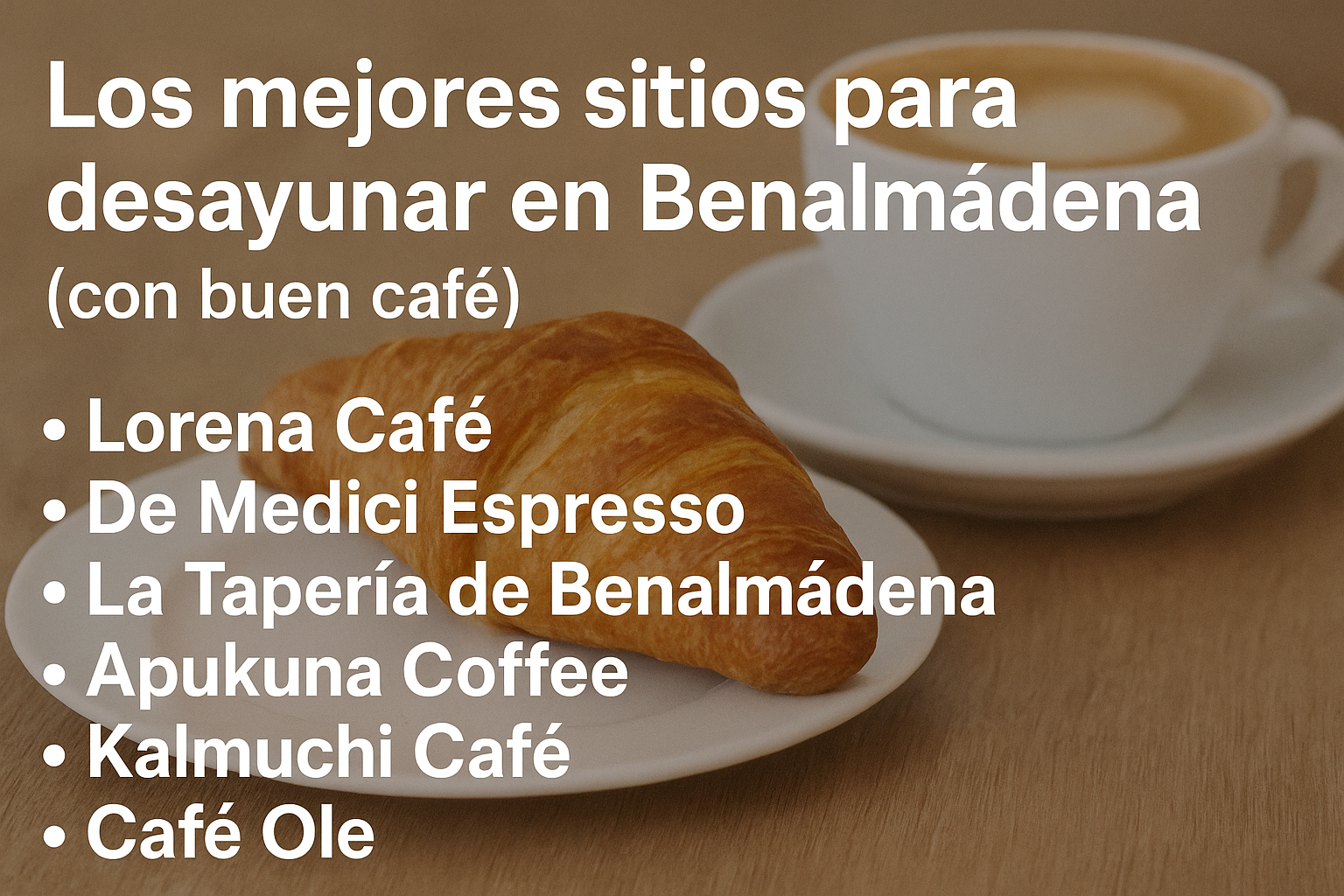 Los mejores sitios para desayunar en Benalmádena (con el mejor café incluido)